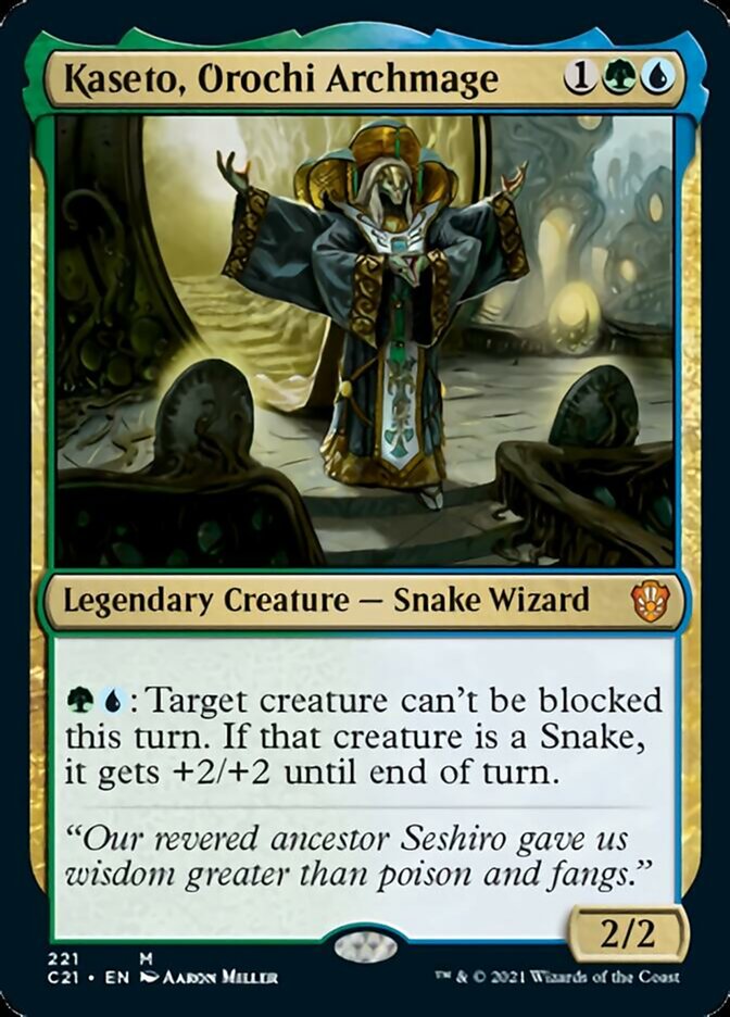 Kaseto, Orochi Archmage [Commander 2021] Magic: The Gathering
