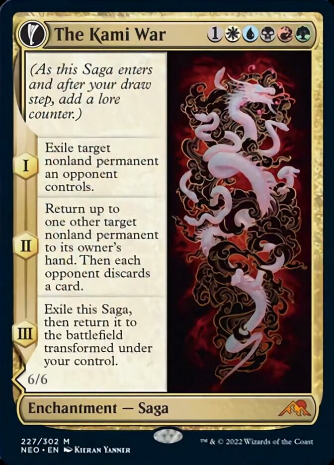 The Kami War // O-Kagachi Made Manifest [Kamigawa: Neon Dynasty] Magic: The Gathering