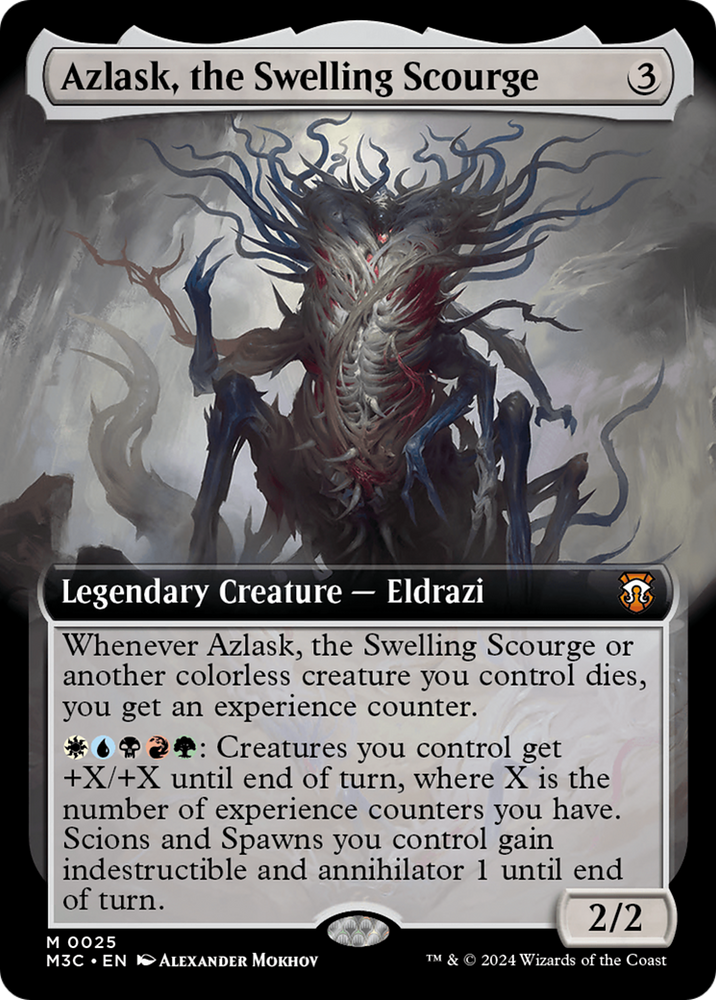 Azlask, the Swelling Scourge (Extended Art) [Modern Horizons 3 Commander] Magic: The Gathering