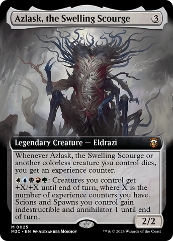 Azlask, the Swelling Scourge (Extended Art) [Modern Horizons 3 Commander] Magic: The Gathering