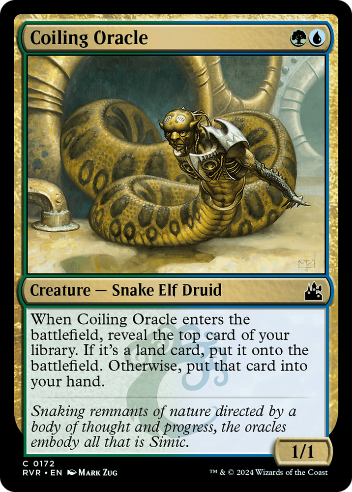 Coiling Oracle [Ravnica Remastered] Magic: The Gathering
