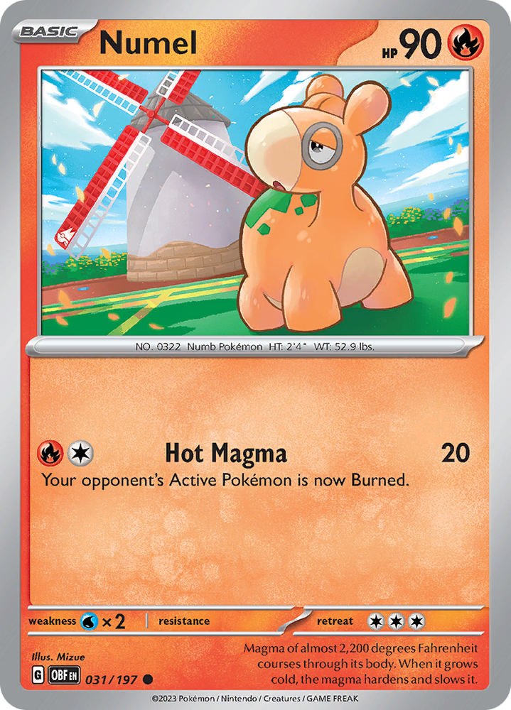 Numel (031/197) [Scarlet & Violet: Obsidian Flames] Pokémon