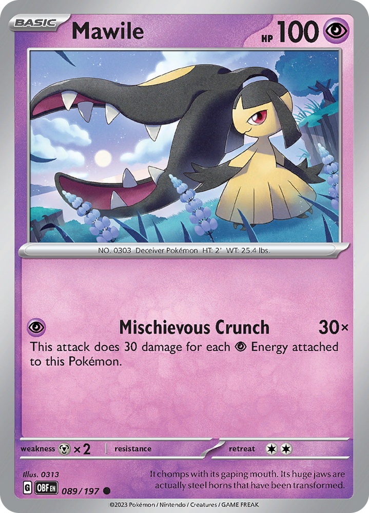 Mawile (089/197) [Scarlet & Violet: Obsidian Flames] Pokémon