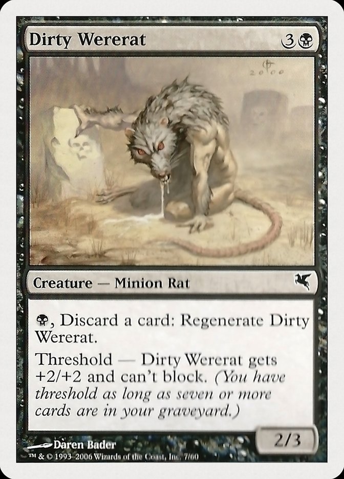 Dirty Wererat (07) [Hachette UK] Magic: The Gathering