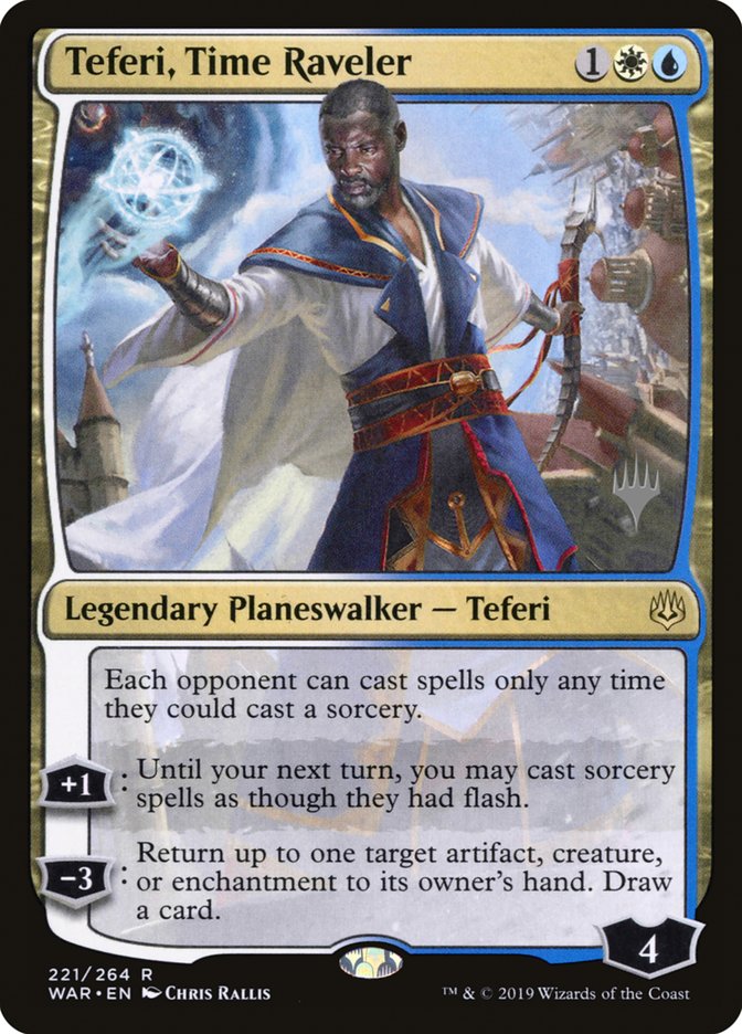 Teferi, Time Raveler (Promo Pack) [War of the Spark Promos] Magic: The Gathering