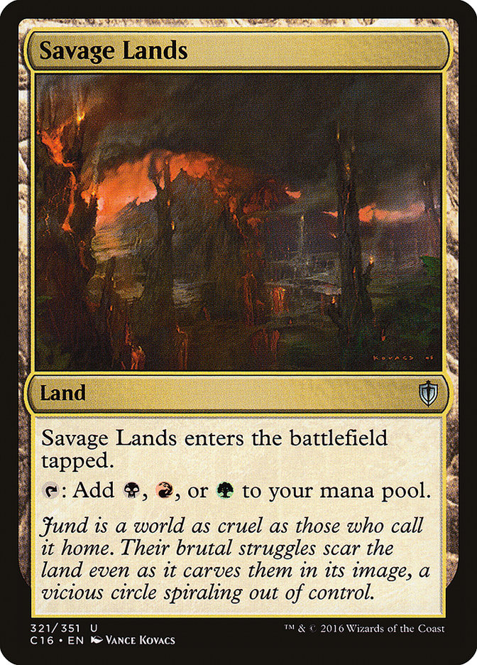 Savage Lands [Commander 2016] Magic: The Gathering