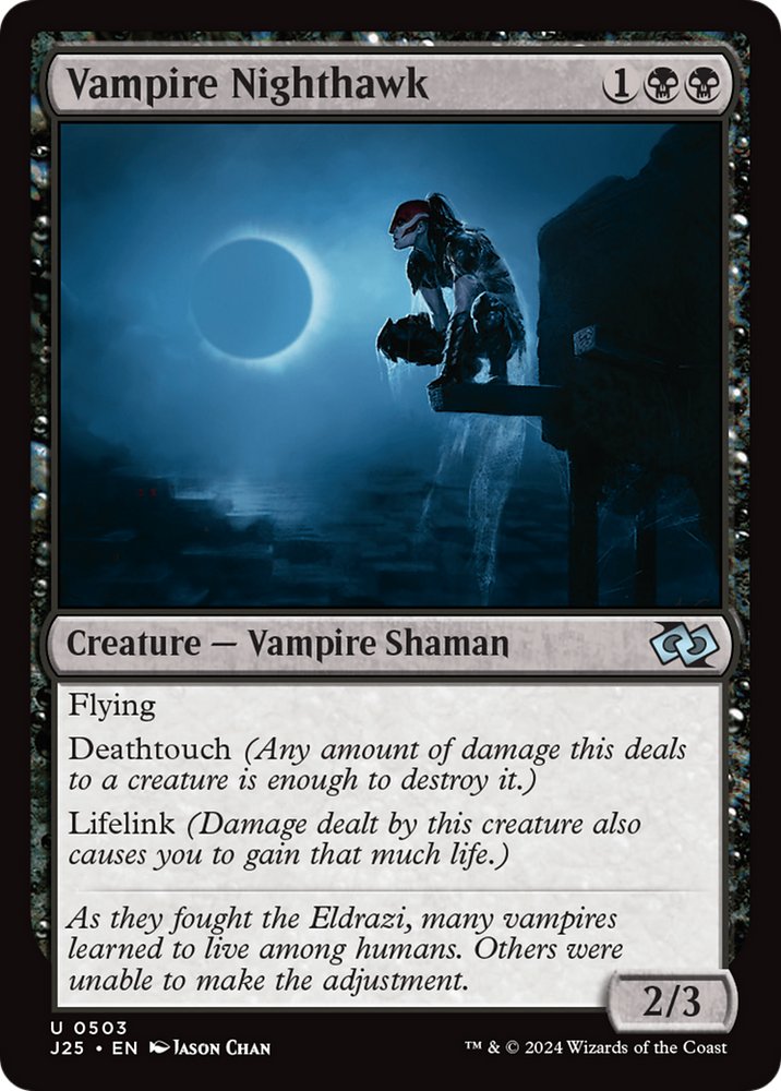 Vampire Nighthawk [Foundations Jumpstart] Magic: The Gathering