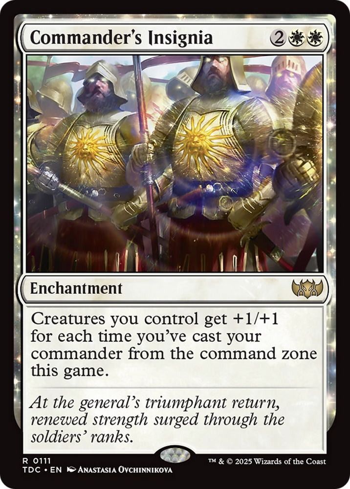 Commander's Insignia [Tarkir: Dragonstorm Commander] Magic: The Gathering