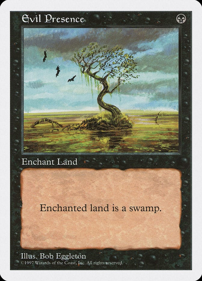 Evil Presence [Fifth Edition] Magic: The Gathering