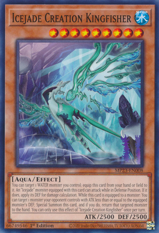 Icejade Creation Kingfisher [MP23-EN008] Common - Yugioh Cards For Your TCG Needs!