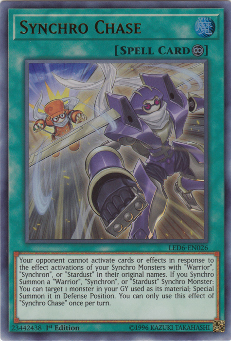 Synchro Chase [LED6-EN026] Ultra Rare Yu-Gi-Oh!