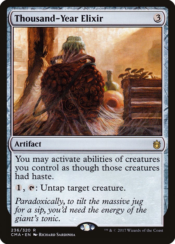 Thousand-Year Elixir [Commander Anthology] Magic: The Gathering