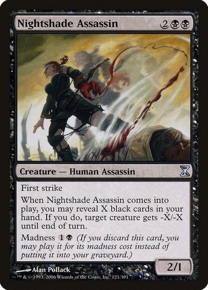 Nightshade Assassin [Time Spiral] Magic: The Gathering