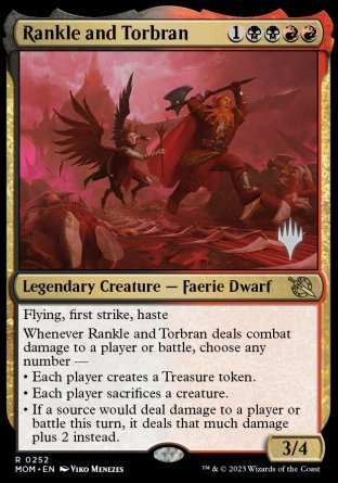 Rankle and Torbran (Promo Pack) [March of the Machine Promos] Magic: The Gathering