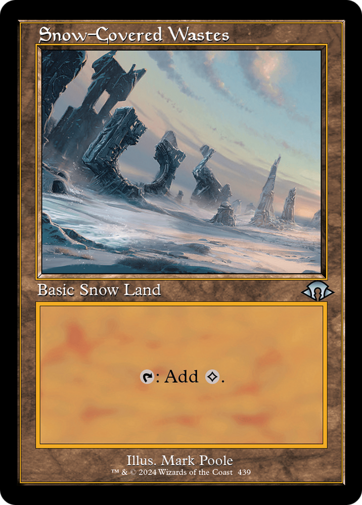 Snow-Covered Wastes (Retro) [Modern Horizons 3] Magic: The Gathering