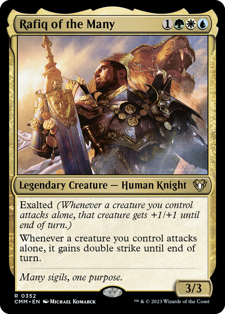 Rafiq of the Many [Commander Masters] Magic: The Gathering