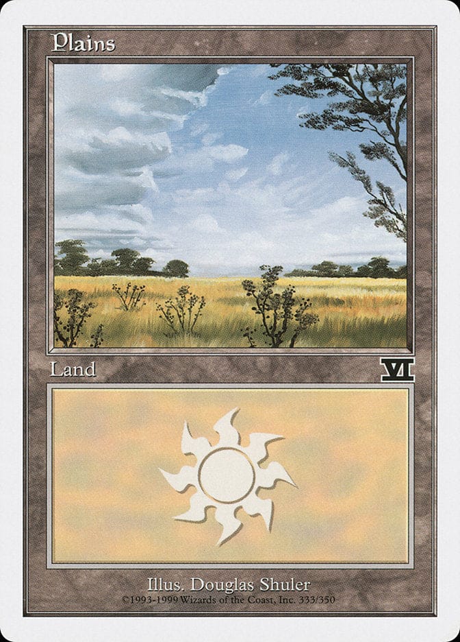 Plains (333) [Classic Sixth Edition] Magic: The Gathering