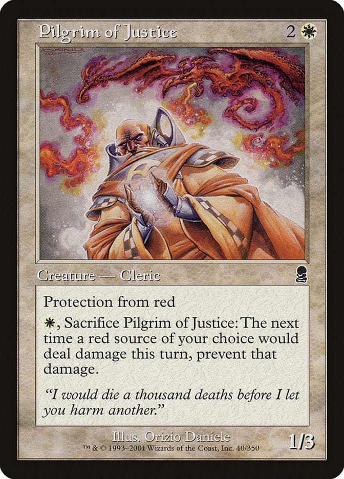 Pilgrim of Justice [Odyssey] Magic: The Gathering