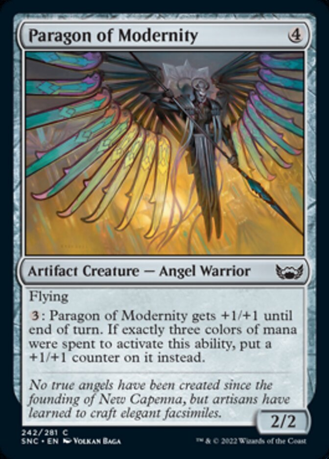 Paragon of Modernity [Streets of New Capenna] Magic: The Gathering