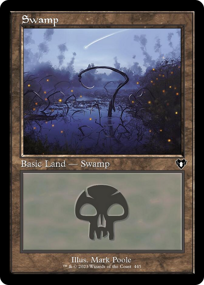 Swamp (445) (Retro) [Commander Masters] Magic: The Gathering