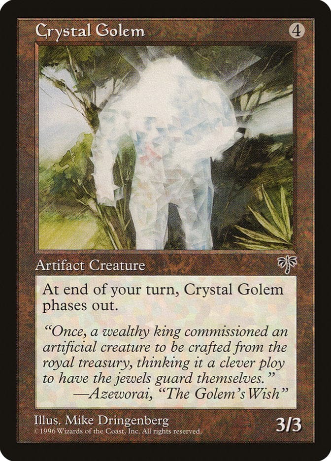 Crystal Golem [Mirage] Magic: The Gathering