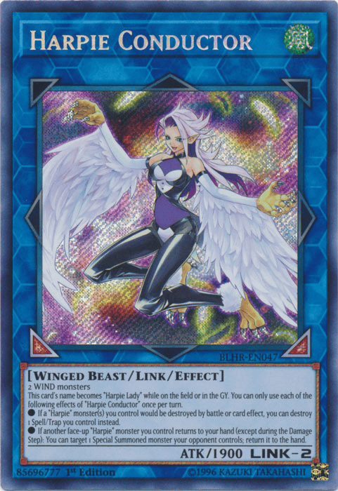 Harpie Conductor [BLHR-EN047] Secret Rare - Yugioh Cards For Your TCG Needs!