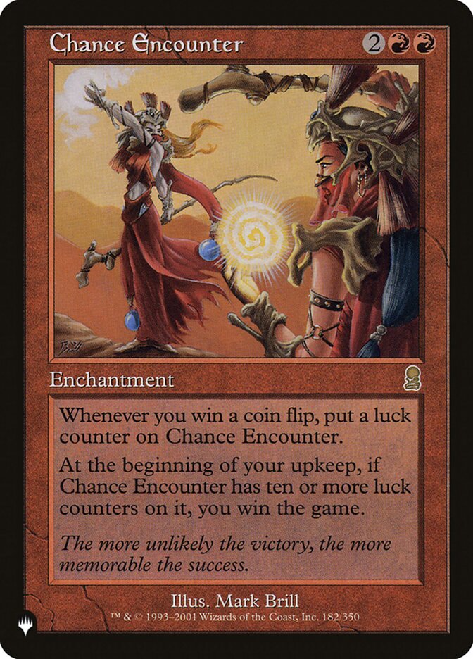 Chance Encounter [Secret Lair: Heads I Win, Tails You Lose] Magic: The Gathering