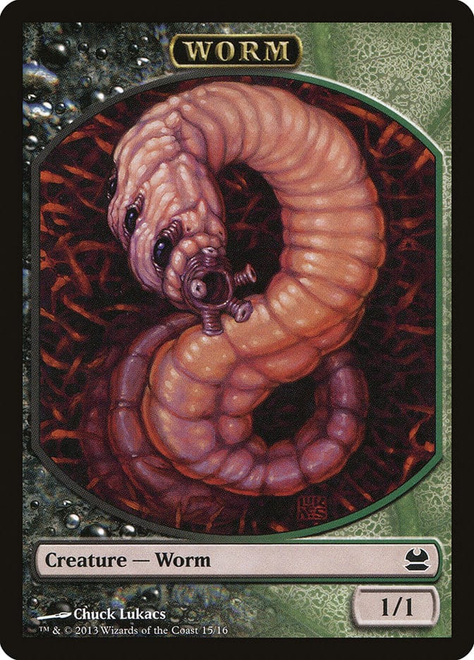 Worm Token [Modern Masters Tokens] Magic: The Gathering