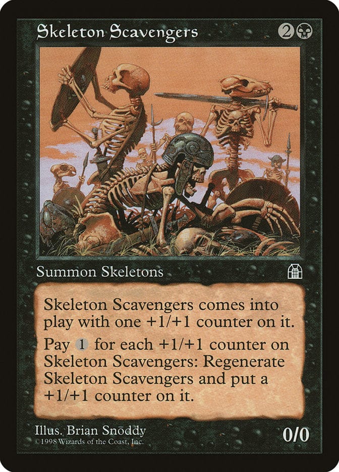 Skeleton Scavengers [Stronghold] Magic: The Gathering