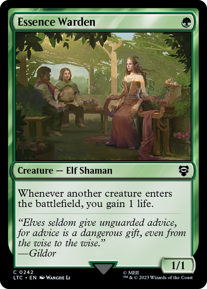 Essence Warden [The Lord of the Rings: Tales of Middle-Earth Commander] Magic: The Gathering
