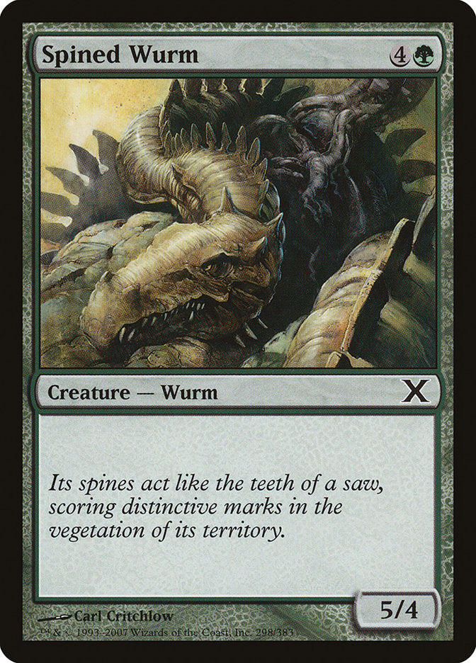 Spined Wurm [Tenth Edition] Magic: The Gathering
