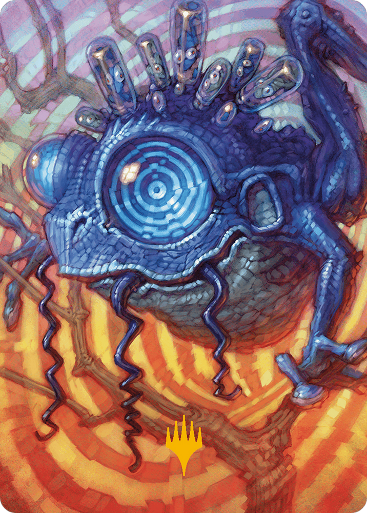 Psychic Frog Art Card (Gold-Stamped Planeswalker Symbol) [Modern Horizons 3 Art Series] Magic: The Gathering