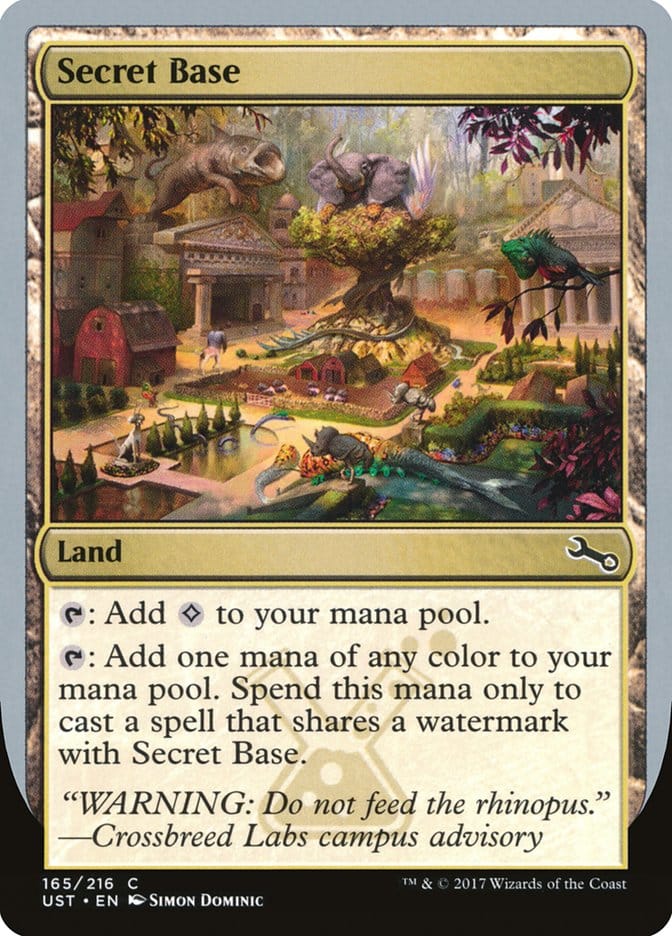 Secret Base (Simon Dominic) [Unstable] Magic: The Gathering