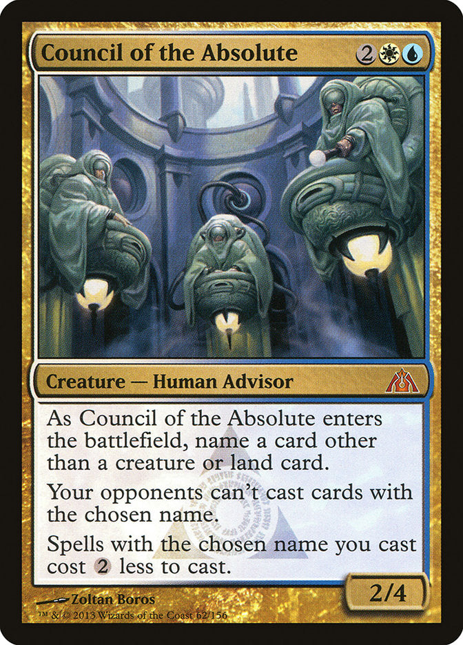 Council of the Absolute [Dragon's Maze] Magic: The Gathering