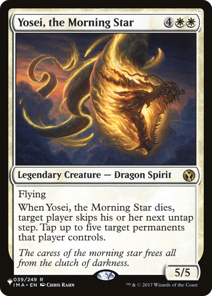 Yosei, the Morning Star [The List] Magic: The Gathering