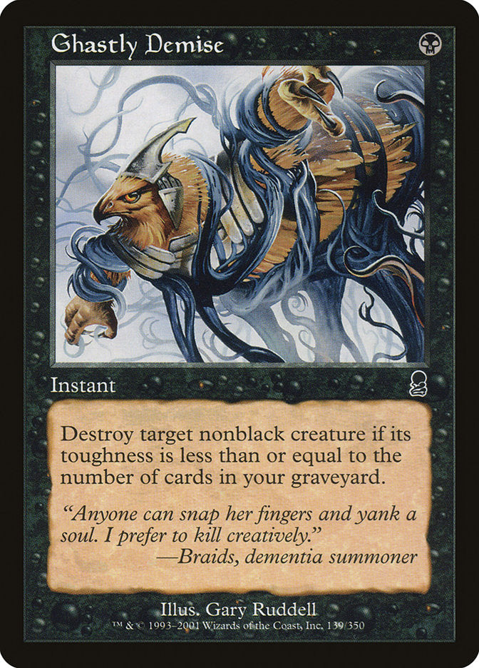 Ghastly Demise [Odyssey] Magic: The Gathering