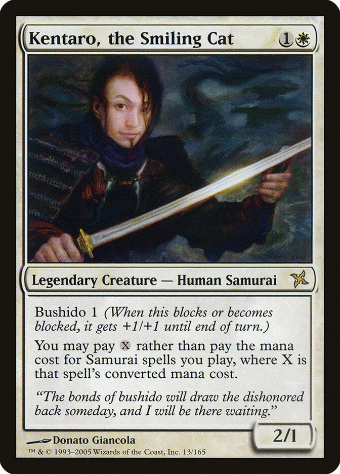 Kentaro, the Smiling Cat [Betrayers of Kamigawa] Magic: The Gathering