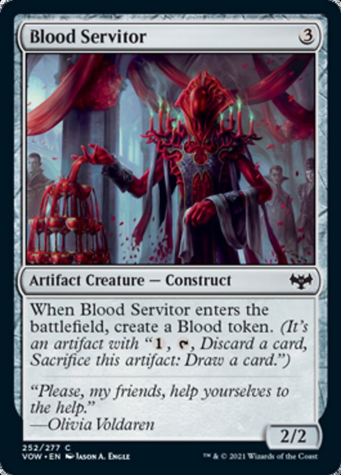 Blood Servitor [Innistrad: Crimson Vow] Magic: The Gathering
