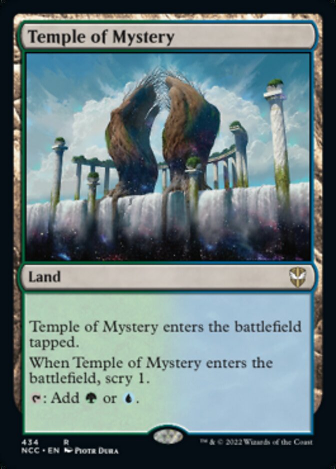 Temple of Mystery [Streets of New Capenna Commander] Magic: The Gathering