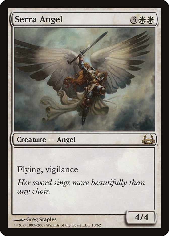 Serra Angel [Duel Decks: Divine vs. Demonic] Magic: The Gathering