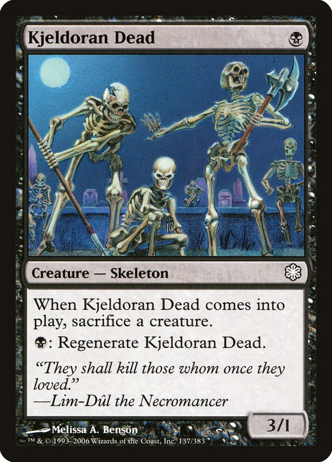 Kjeldoran Dead [Coldsnap Theme Decks] Magic: The Gathering