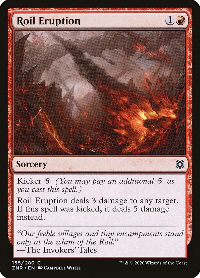 Roil Eruption [Zendikar Rising] Magic: The Gathering
