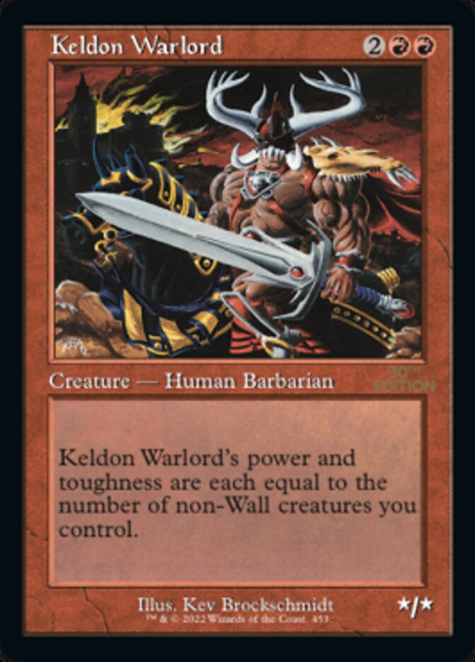 Keldon Warlord (Retro) [30th Anniversary Edition] Magic: The Gathering
