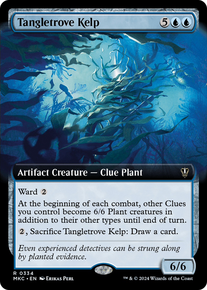 Tangletrove Kelp (Extended Art) [Murders at Karlov Manor Commander] Magic: The Gathering