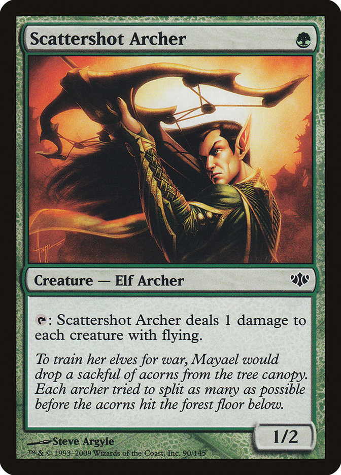 Scattershot Archer [Conflux] Magic: The Gathering