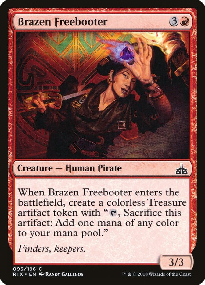 Brazen Freebooter [Rivals of Ixalan] Magic: The Gathering