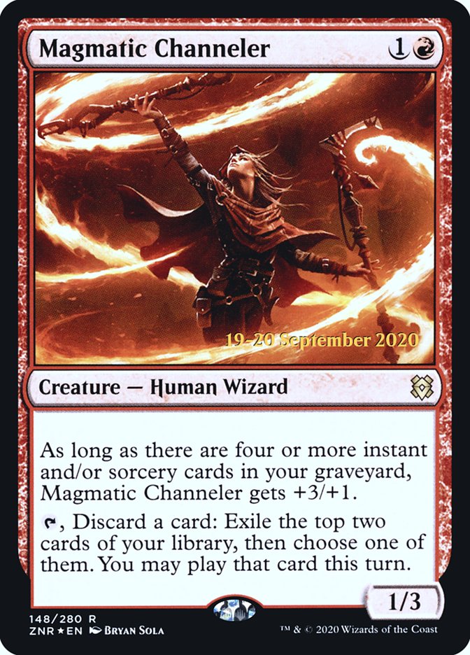 Magmatic Channeler [Zendikar Rising Prerelease Promos] Magic: The Gathering