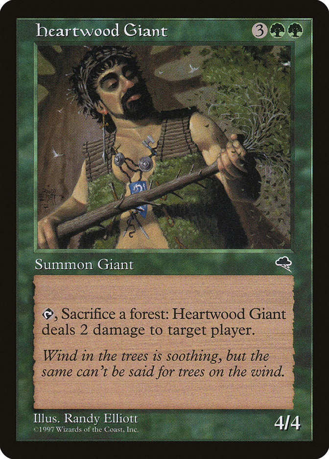 Heartwood Giant [Tempest] Magic: The Gathering