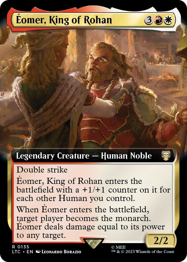 Eomer, King of Rohan (Extended Art) [The Lord of the Rings: Tales of Middle-Earth Commander] Magic: The Gathering