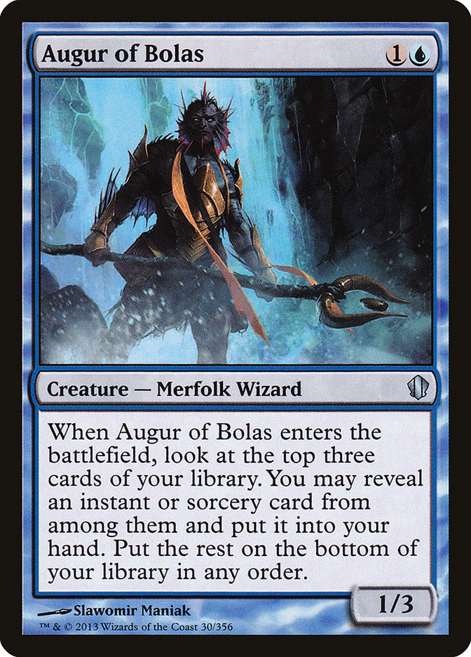 Augur of Bolas [Commander 2013] Magic: The Gathering
